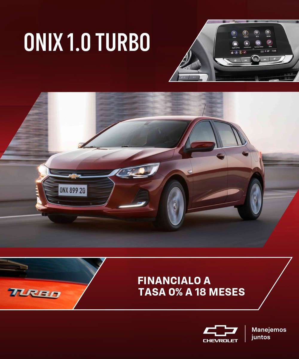 Financiá hasta $12.000.000 en tu Chevrolet Onix